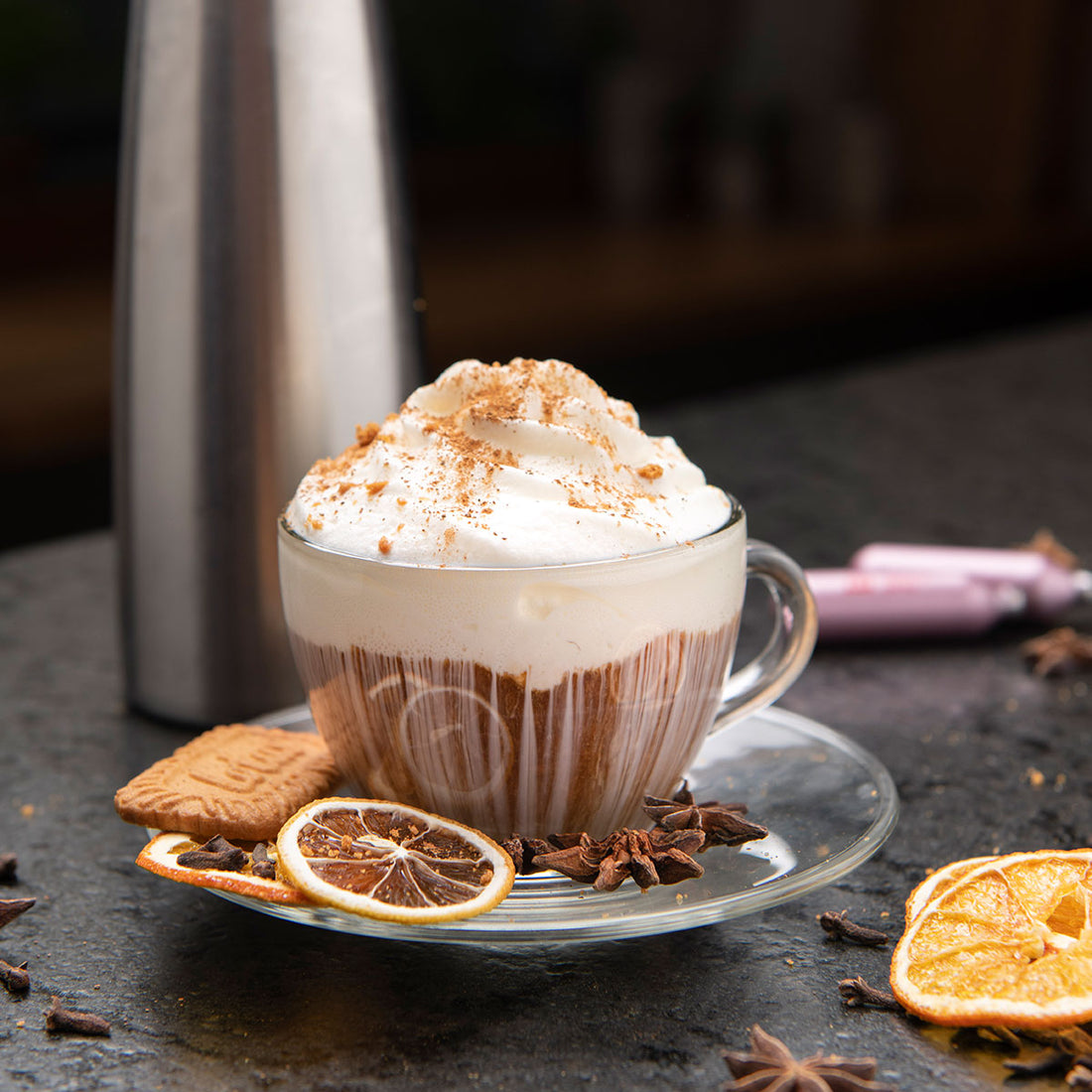 Whip yourself up  a treat with a New York Cheesecake Cappuccino