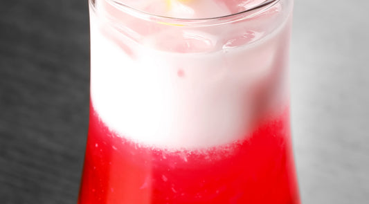Zesty Prosecco Foam with Redcurrant Juice