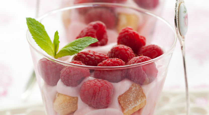 Raspberry and Yoghurt Mousse